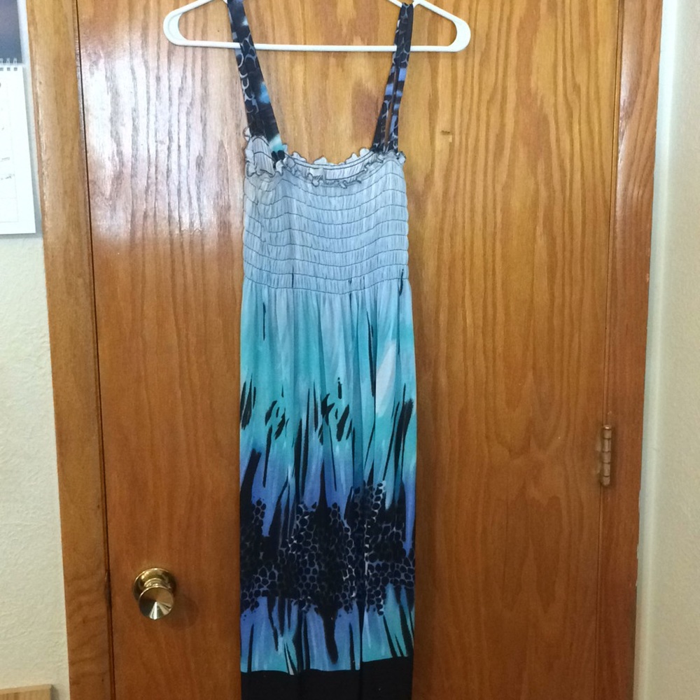 Blue sundress
